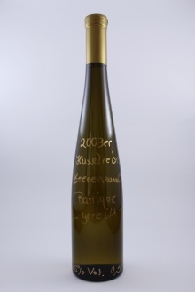 Huxelrebe Trockenbeerenauslese Barrique 2003
